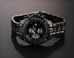 CURREN 8083 Men's Waterproof Steel Band Calendar Watch