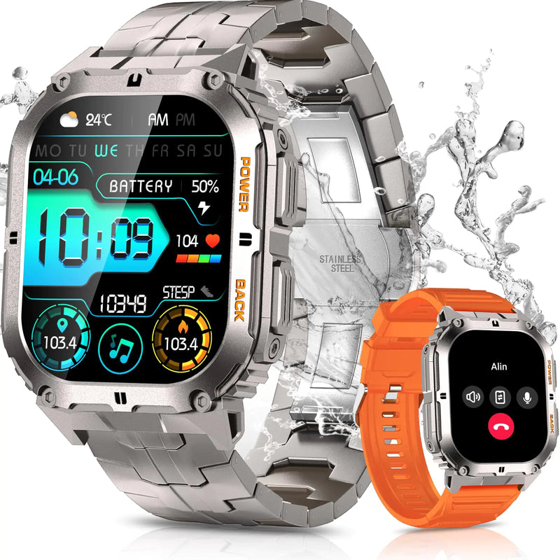PODOEIL Military Smart Watches for Men