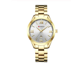 CURREN 9007 Women's Waterproof Quartz Watch with Calendar