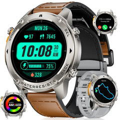 LIGE GPS Military Smart Watch for Men